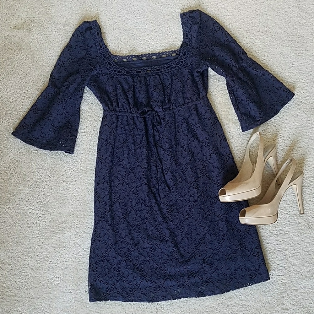 Laundry by Shelli Segal Crochet Dress
